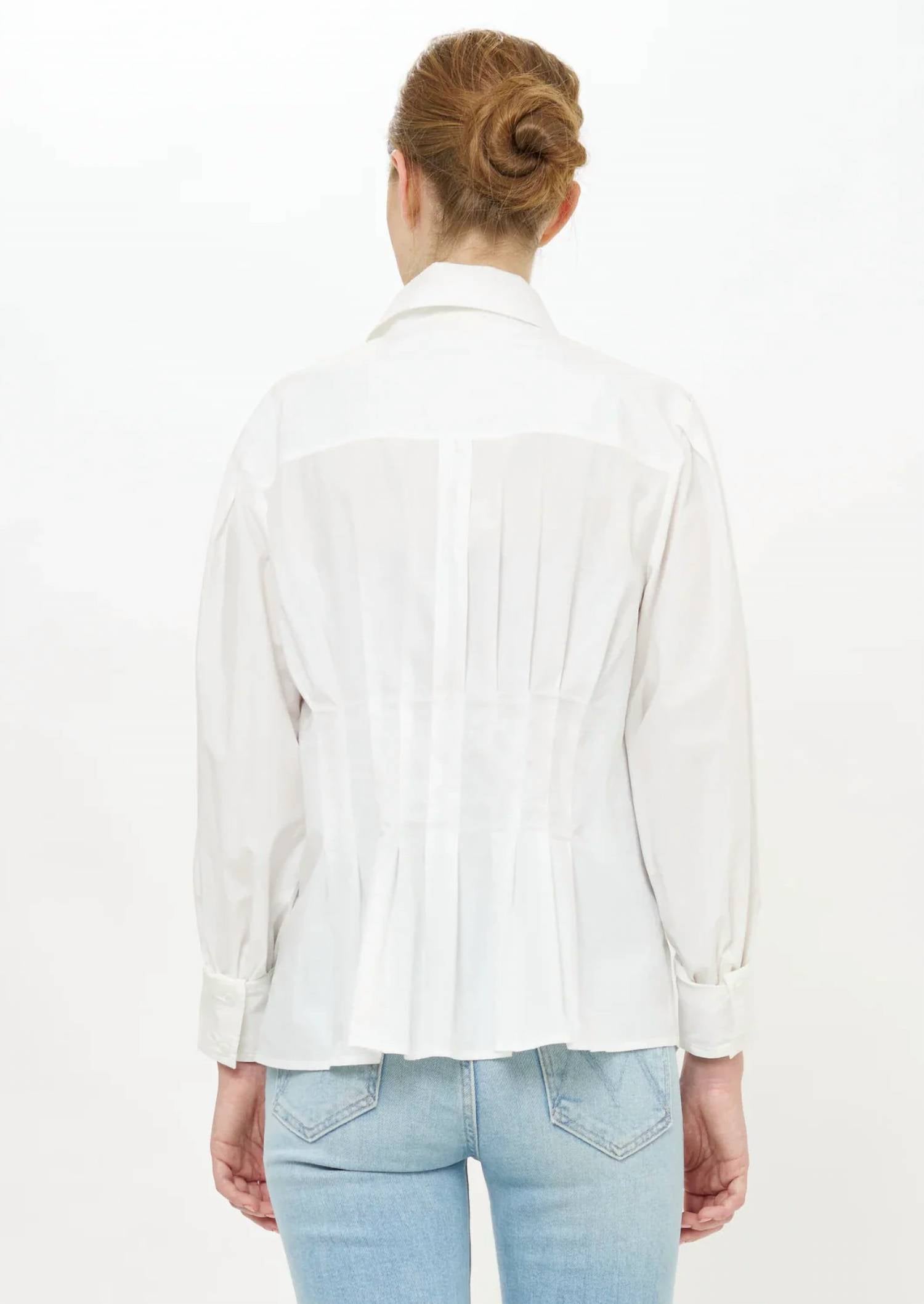 Oliphant - Elizabeth Soft Peplum Silhouette Top