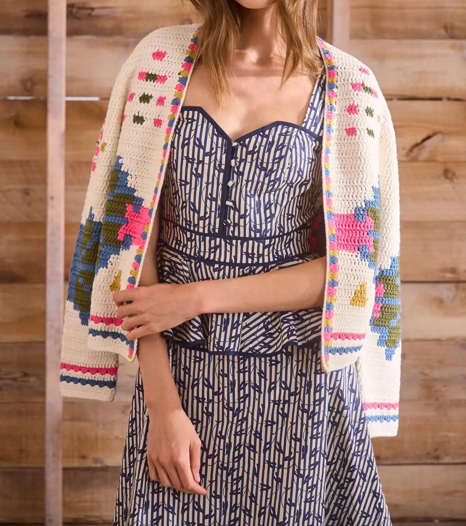Hunter Bell - Callen Crocheted Cardigan
