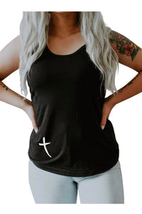 She Shed - Jesus Has My Back Tank Top