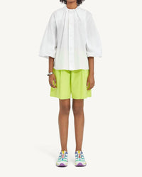 Maison Margiela - GATHERED NECK LONG SLEEVE TOP