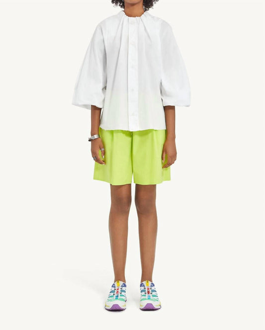 Maison Margiela - GATHERED NECK LONG SLEEVE TOP