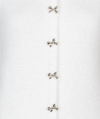 Esqualo - Bow buttons sweater