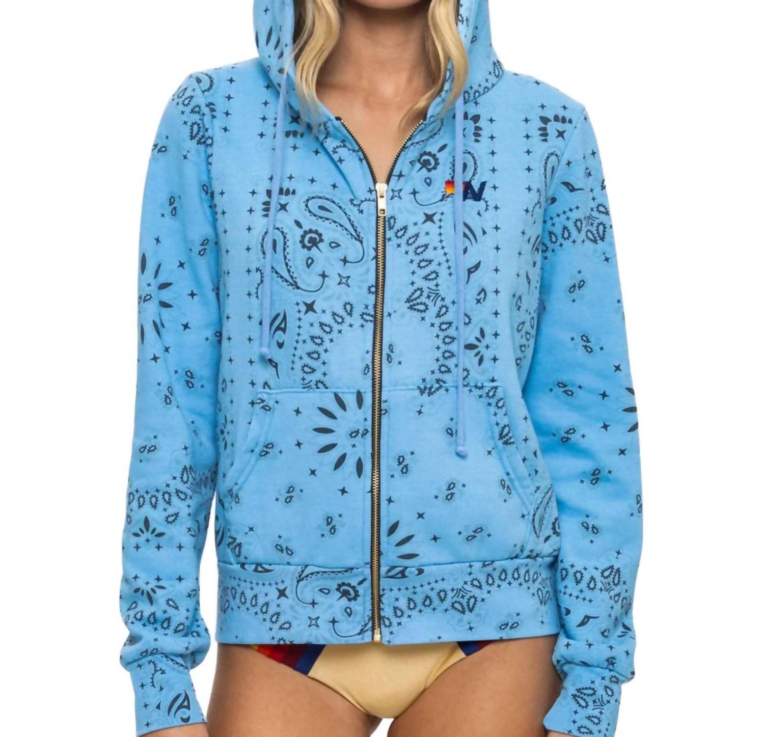 Aviator Nation - Bandana Zip Hoodie