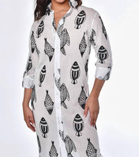 Emily Phillips - Fish Midi Dress