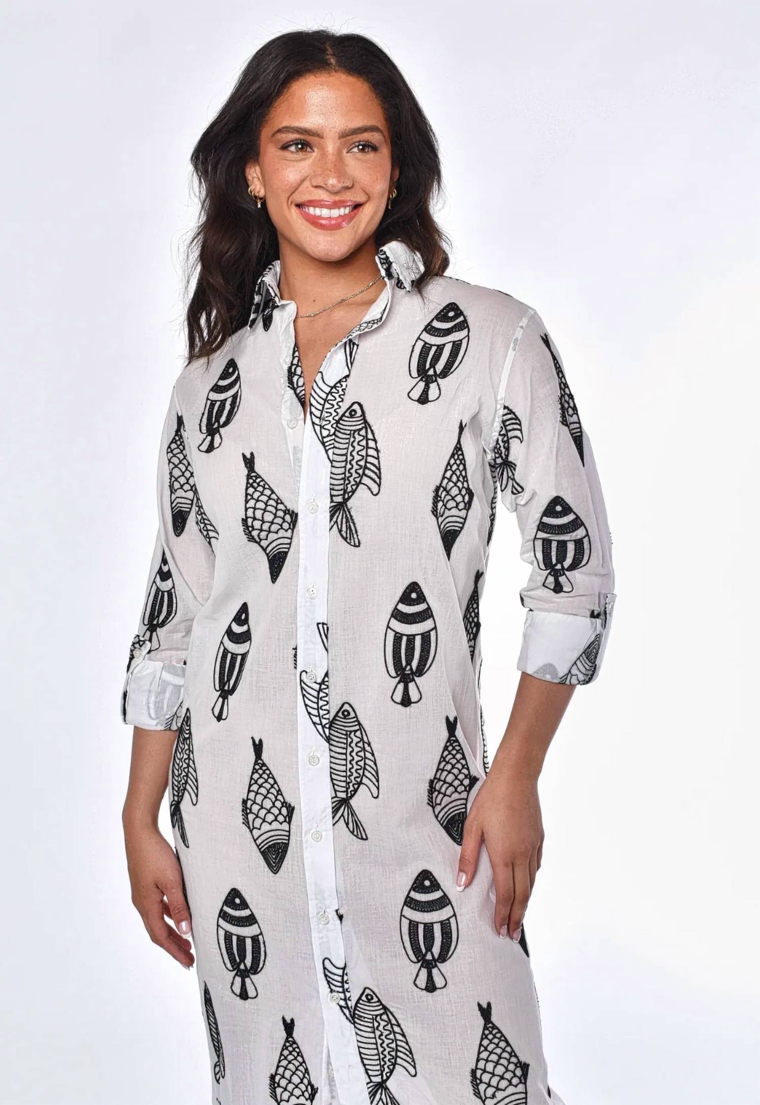 Emily Phillips - Fish Midi Dress