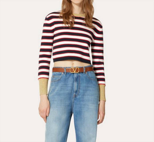 Valentino - Cotton Knitwear With Embellishments