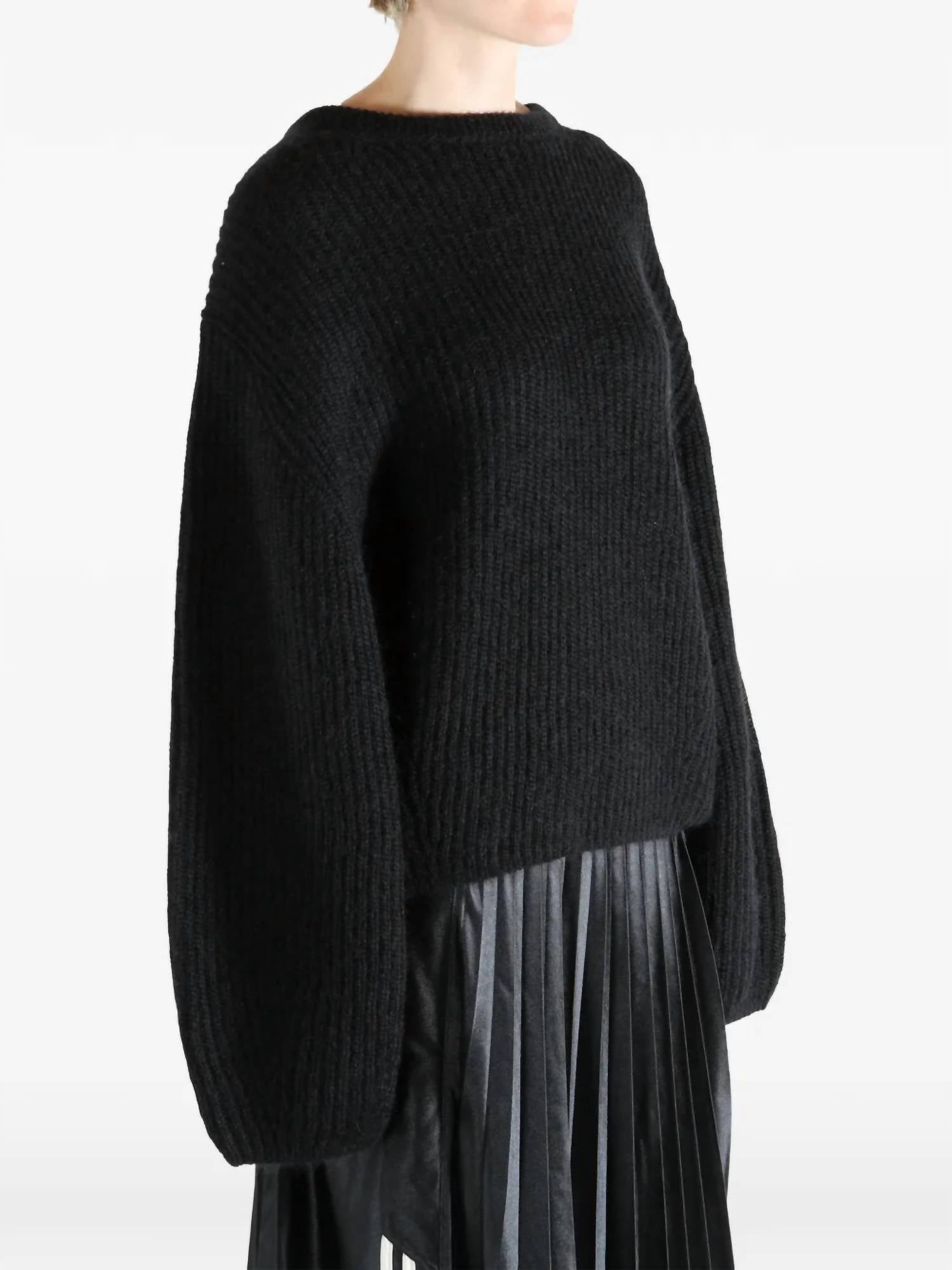Toteme - Mohair Blend Rib Knit Sweater