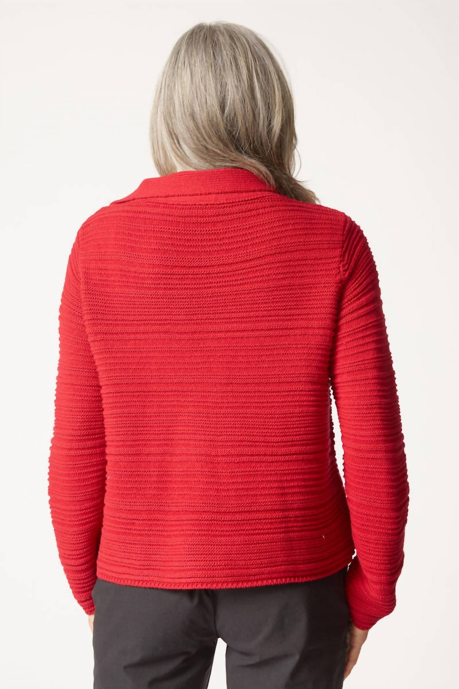 Habitat - Ribbed Knit Button Detail Front Slit Top