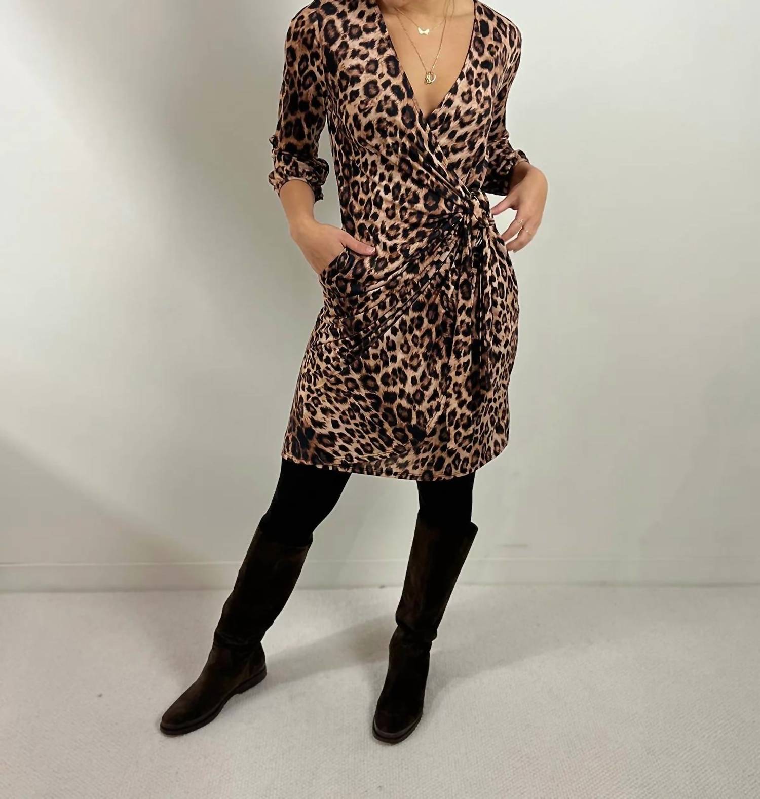 Storyline Collection - Wrap Mini Dress