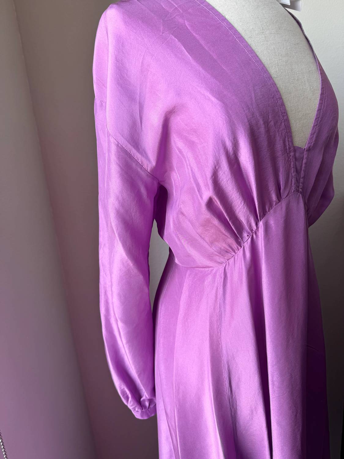 Forte Forte - Habotai Silk Long Sleeve Dress