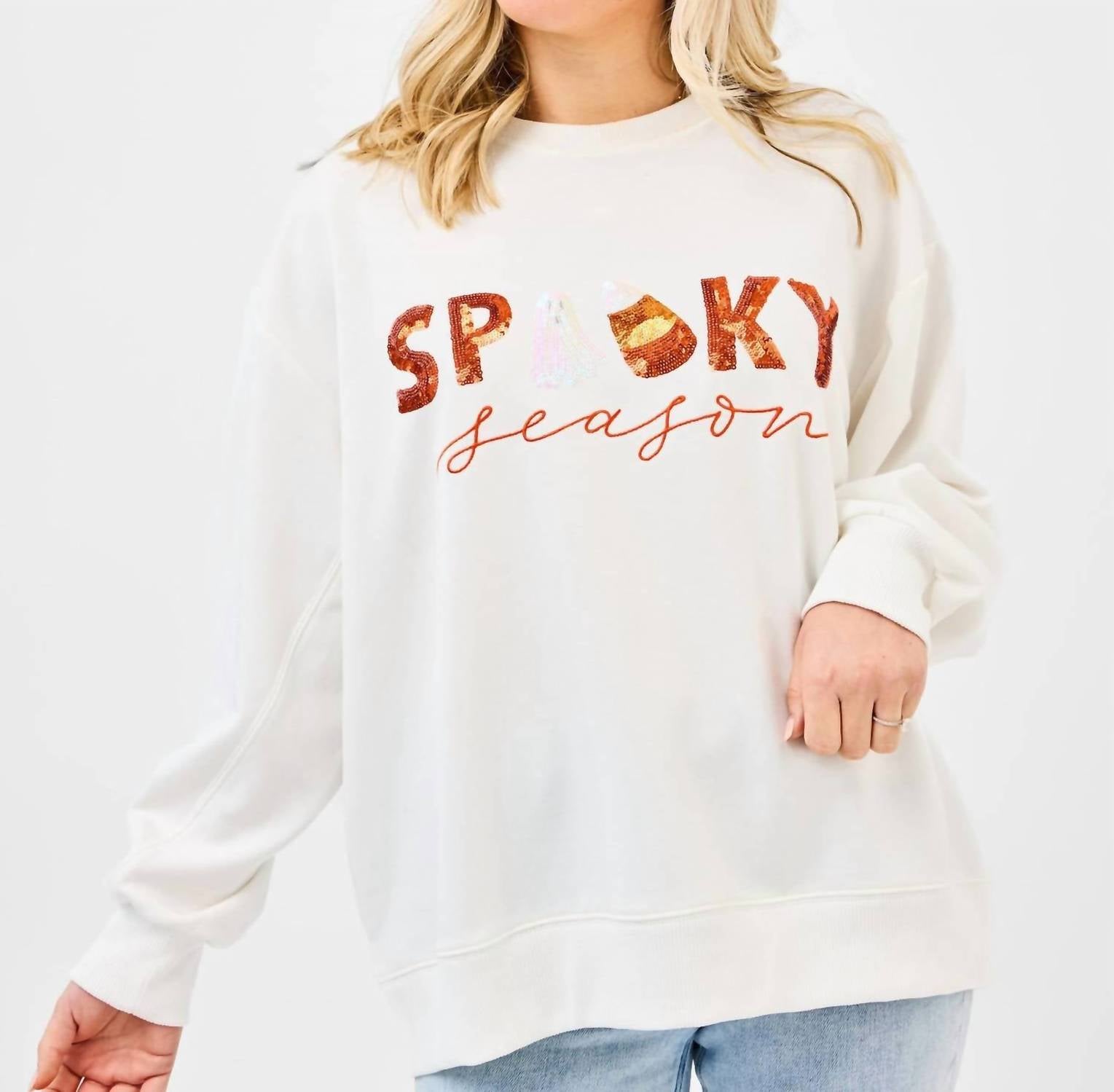 Mary Square - Women's Spooky Season Sweatshirt