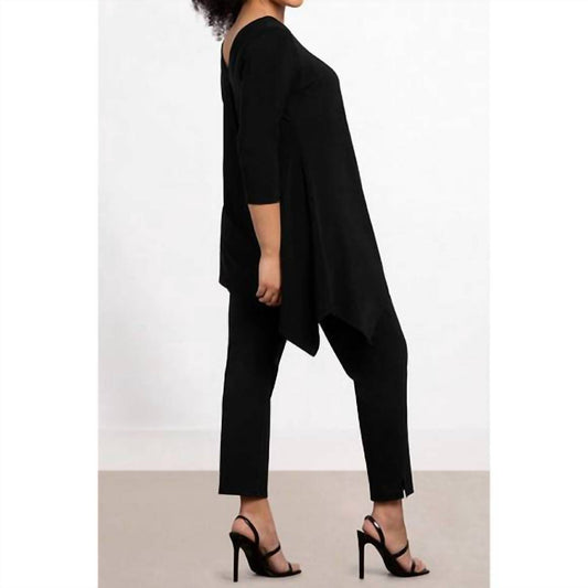 Sympli - Reversible Angle 3/4 Sleeve Top