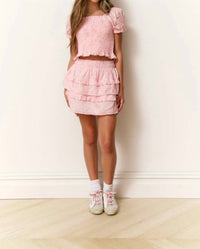 Loveshackfancy - Girl's Billie Luna Rosa Fleur Skirt