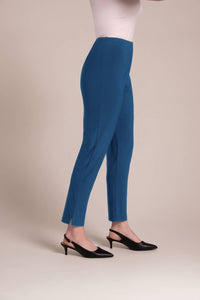 Sympli Narrow Pant in lake - women's pants - detail view