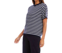 Karen Kane - Stripe Short Sleeve Top