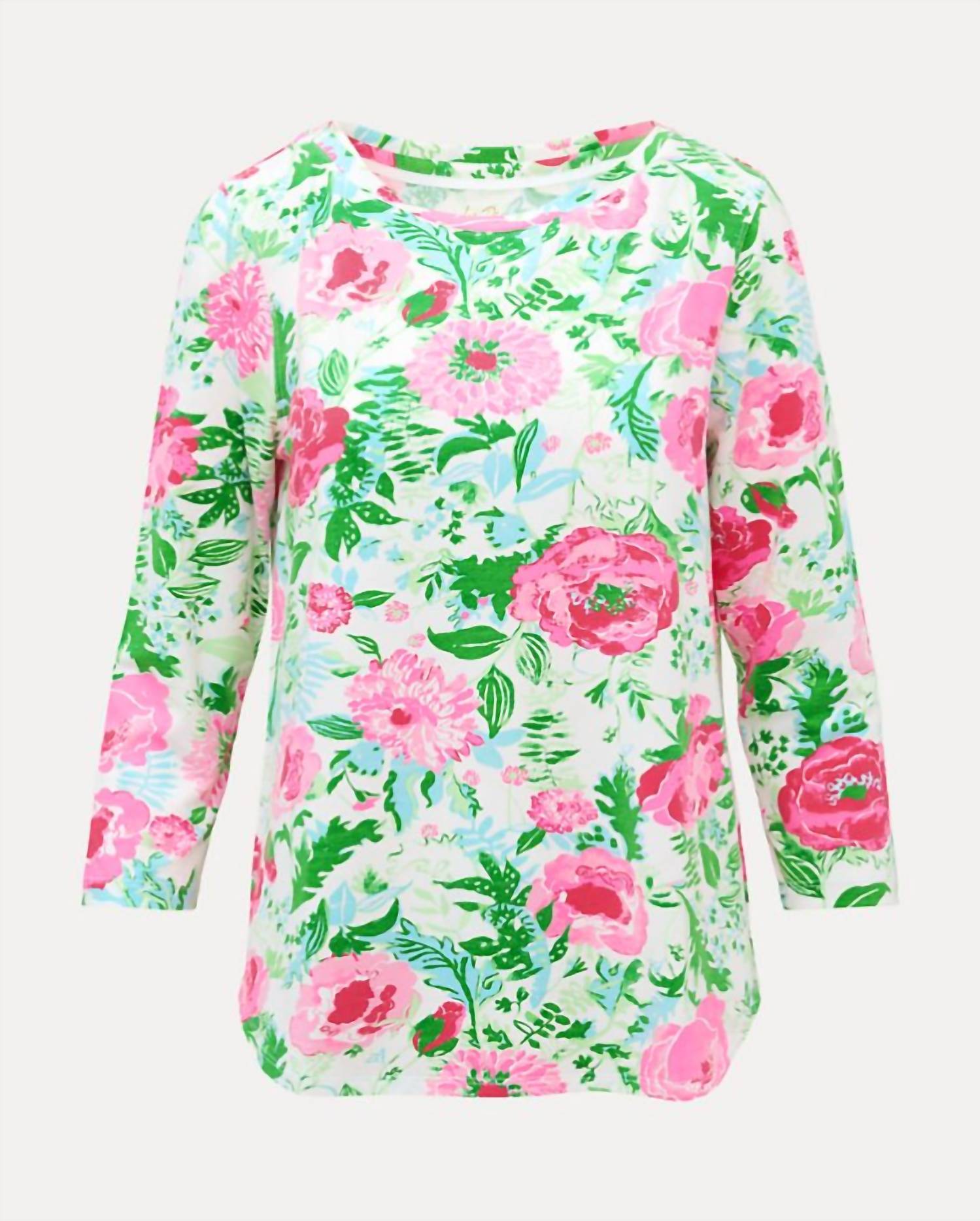 Lilly Pulitzer - KEY WEST 3/4 SLEEVE TOP