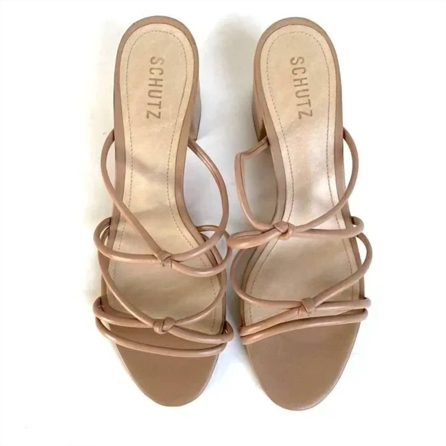 Schutz - Women's Princey Strappy Block Heel Sandals