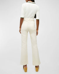 Veronica Beard - Carson High-rise Ankle Flare Jeans