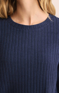 Z Supply - Elfie Silky Rib Long Sleeve Top