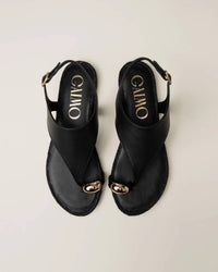 Gaimo - Women's Brise Metallic Toe Ring Sandal