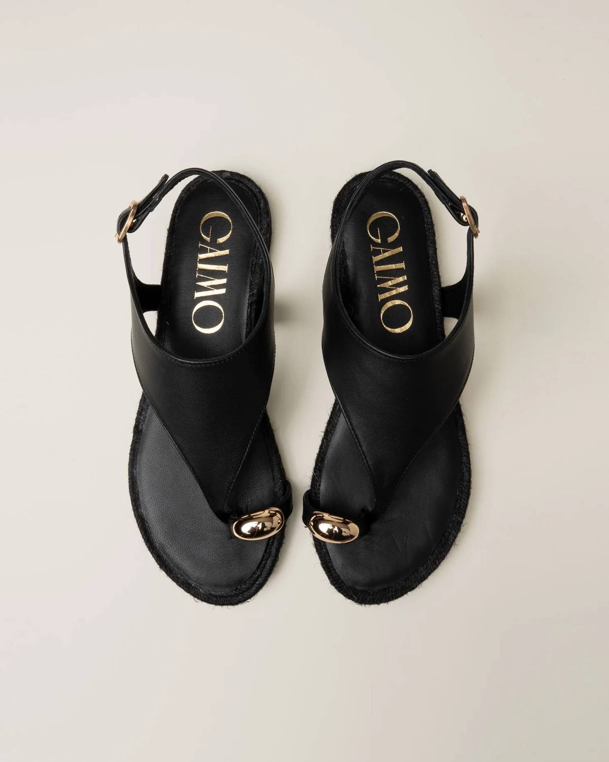Gaimo - Women's Brise Metallic Toe Ring Sandal