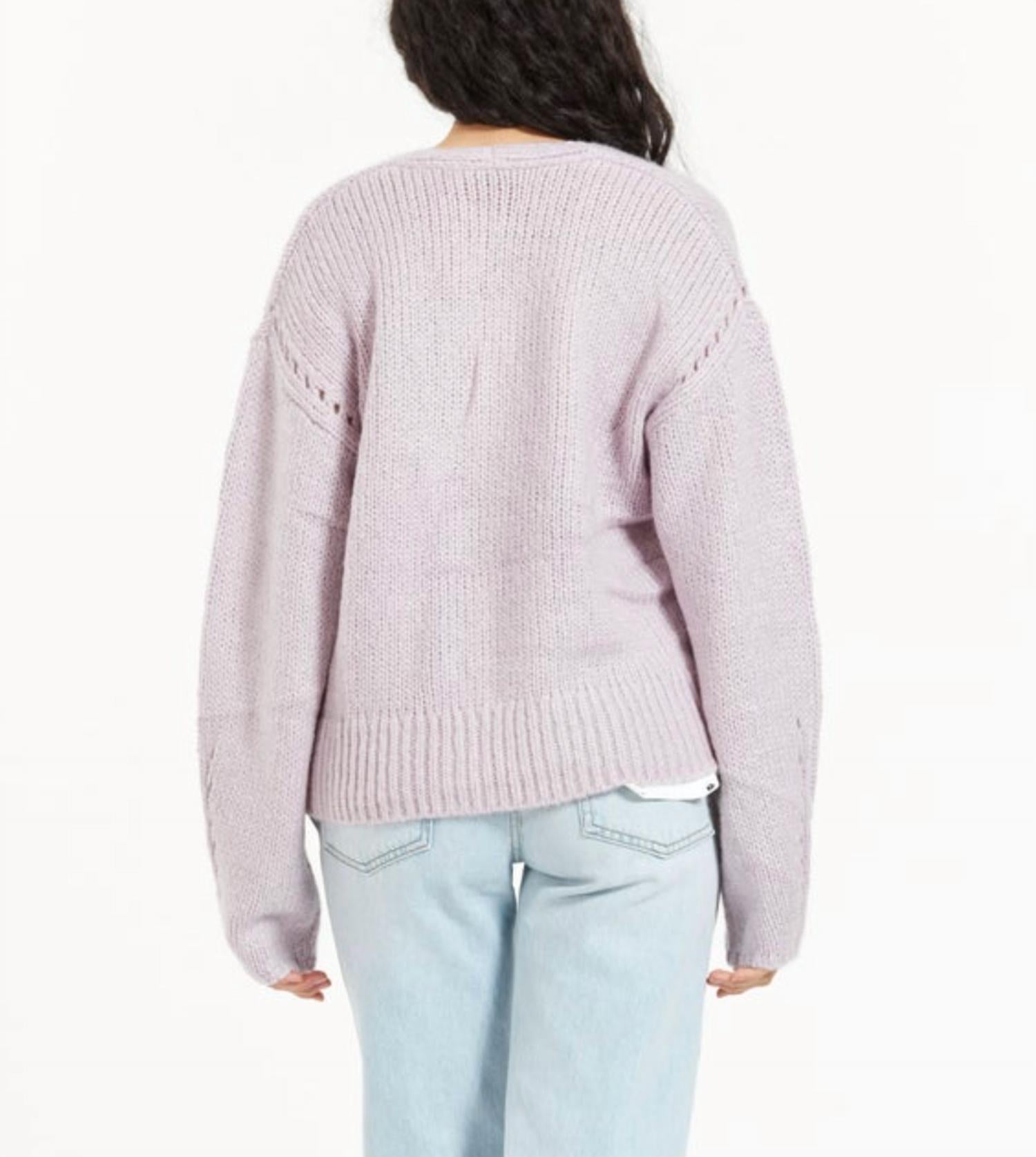WILLA KNIT V-NECK JUMPER SWEATER
