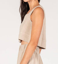 P.Cill - Linen Crop Top