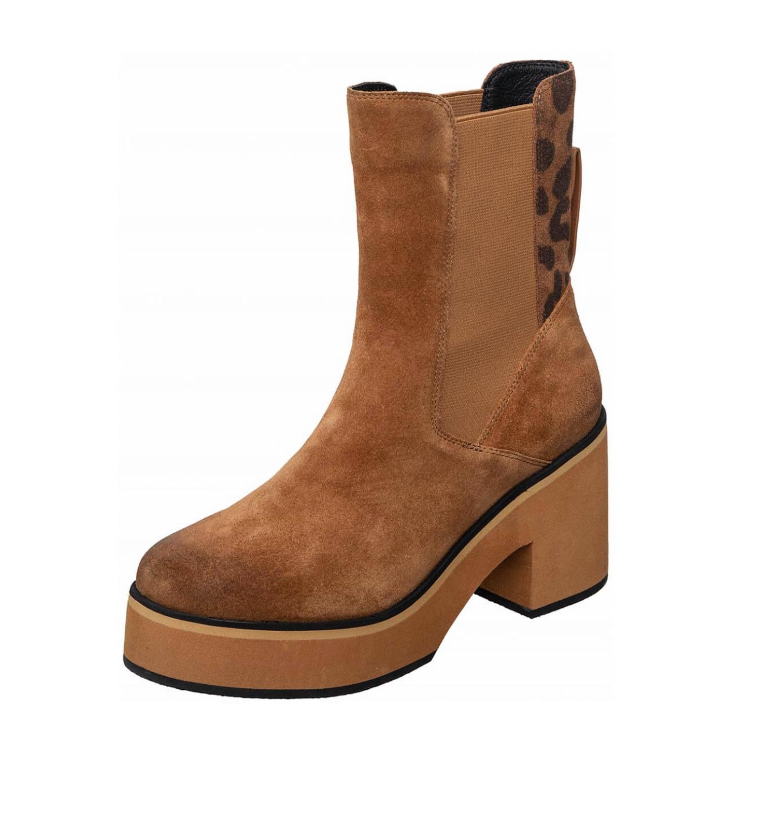 Antelope - Women's Chelsea Boots Platform Block Heel