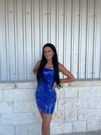 Pretty Follies - Women's Leather Mini Dress