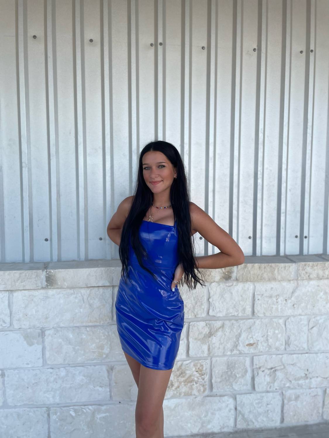 Pretty Follies - Women's Leather Mini Dress