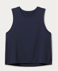 RHONE Serene Tank Top in navy blue - women's tank top - alternate view