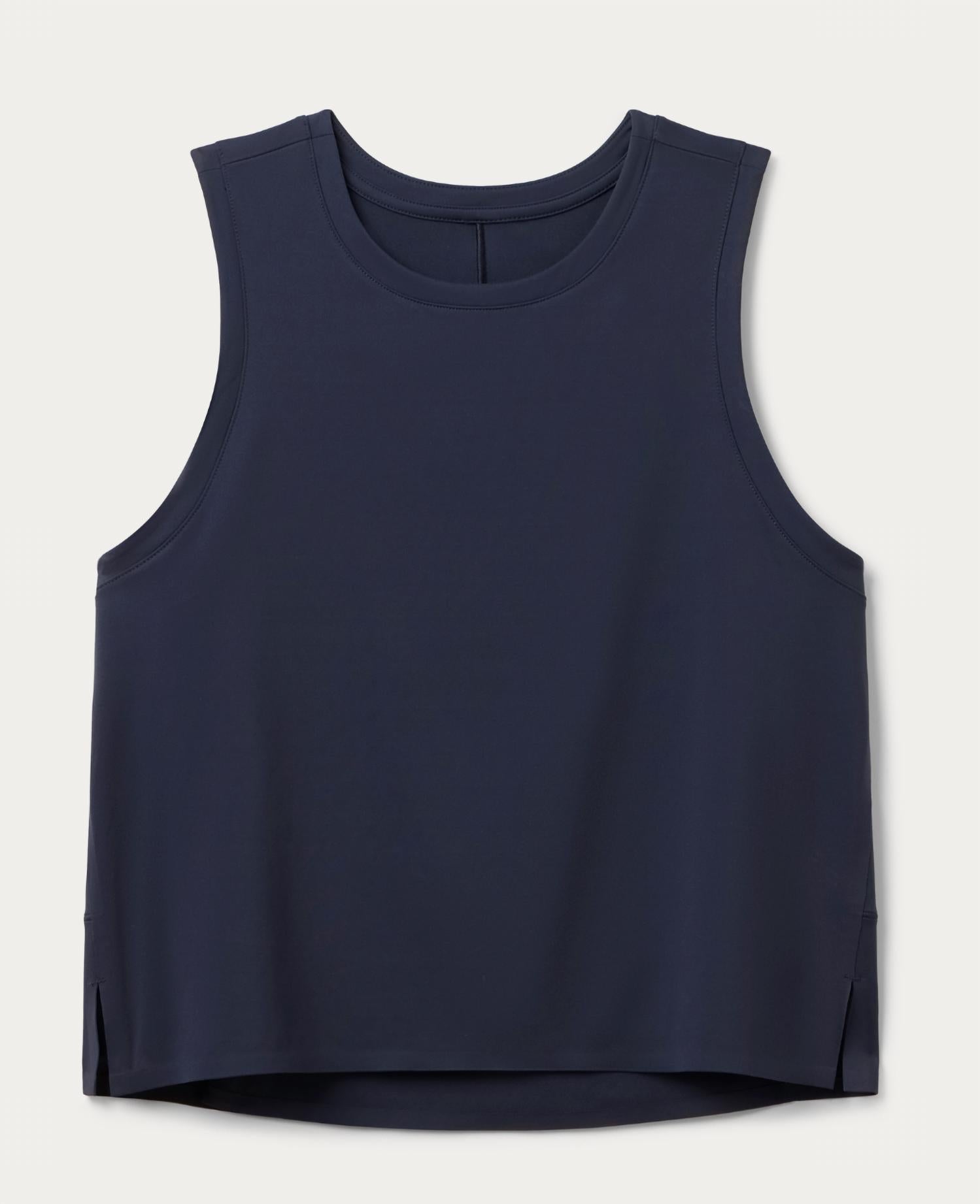 RHONE Serene Tank Top in navy blue - women's tank top - alternate view