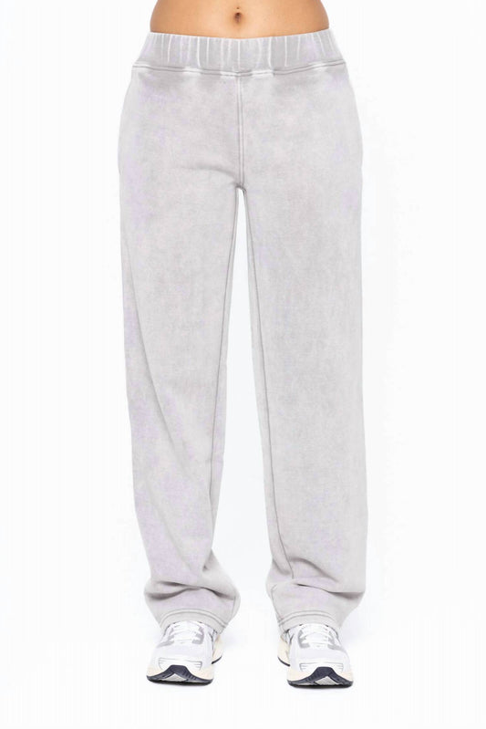 Mono B - Straight Leg Vintage Fleece Lounge Pants