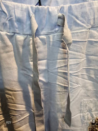 Made In Italy - Women's Embroidered Italian Crinkle Joggers