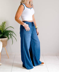 Judy Blue - Denim Wide Leg Palazzos Jeans