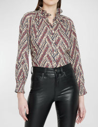 Veronica Beard - Women's Calisto Printed Button-Front Shirt