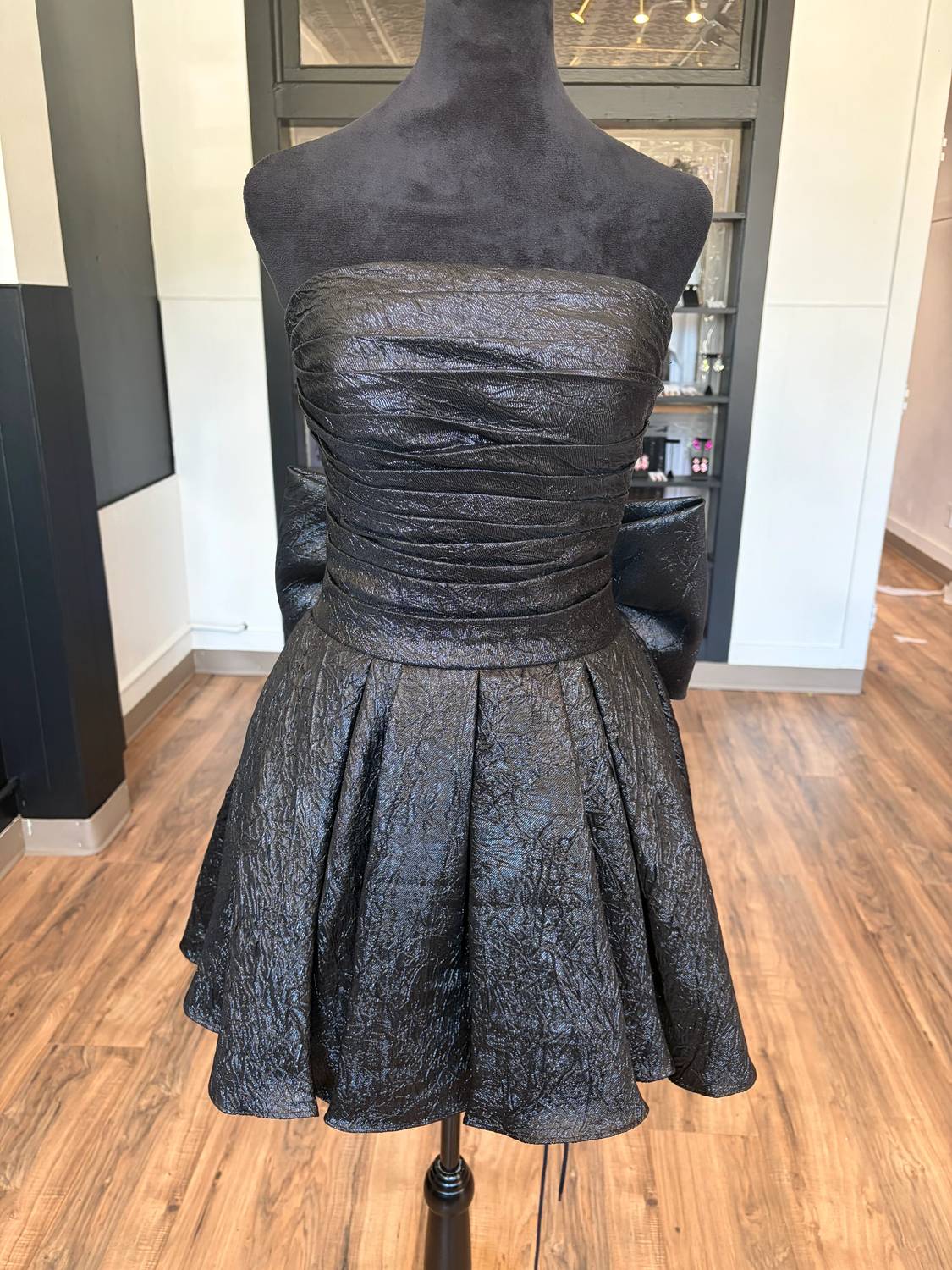 Sherri Hill - Women's Strapless Brocade Cocktail Dress