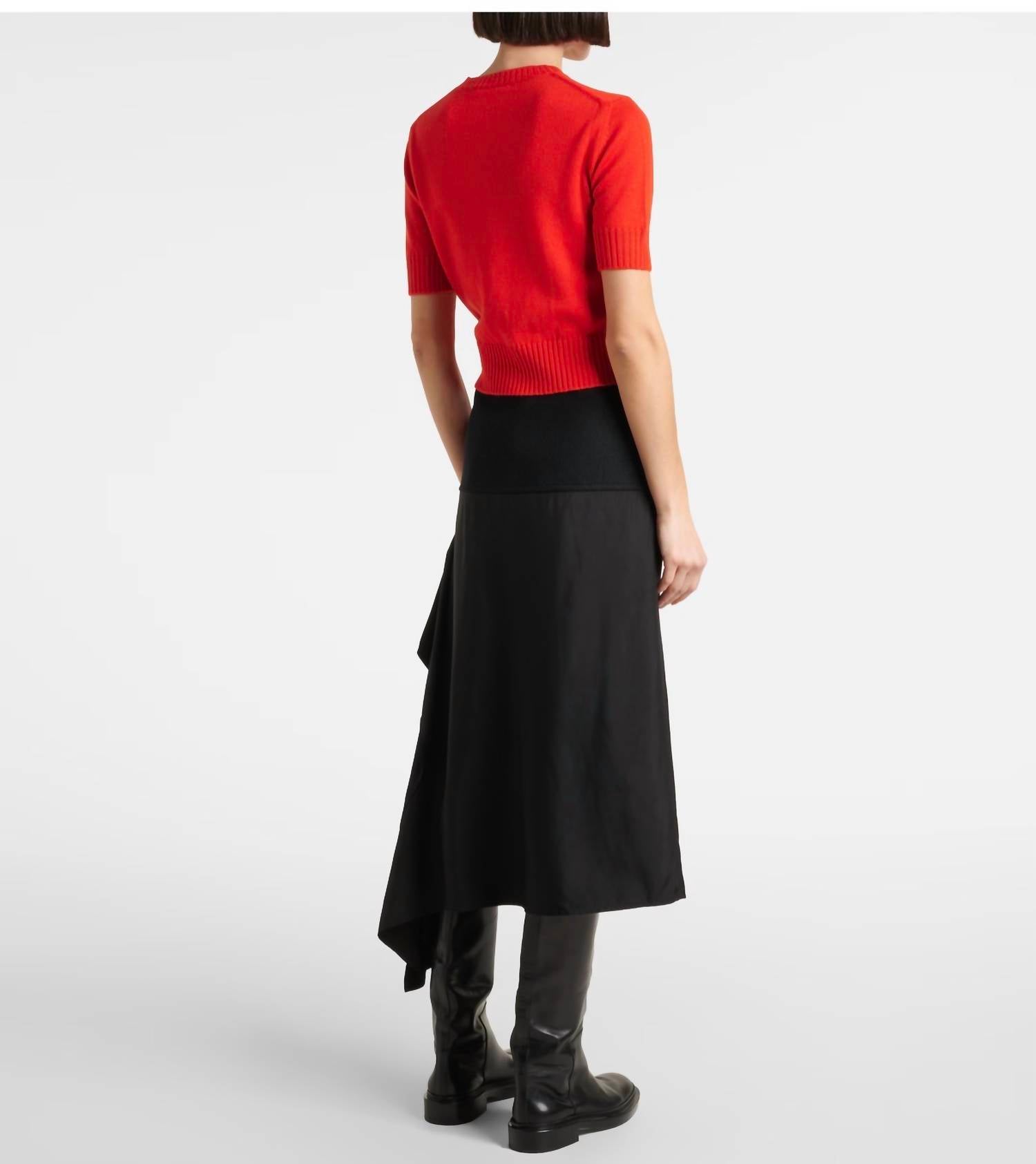 Jil Sander - Short Sleeve Crewneck Sweater
