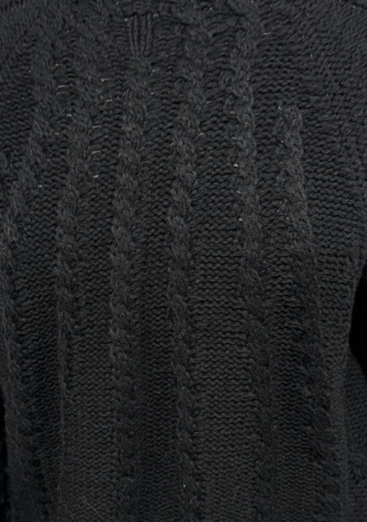 Davi & Dani - Women's Cable Knit Turtleneck Sweater Top