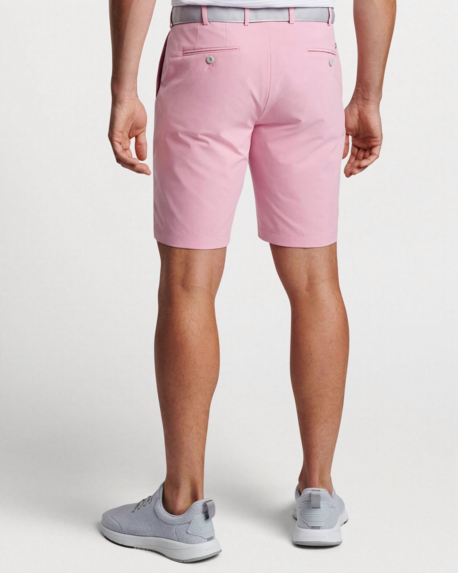 PETER MILLAR Surge Performance Shorts in spring blossom - men's shorts - detail view
