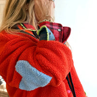 KERRI ROSENTHAL Coze Magoze Jacket in rust - women's jacket - alternate view