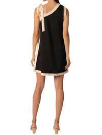 Before You - P. CILL Butter Modal Contrast Tie Strap Mini Dress