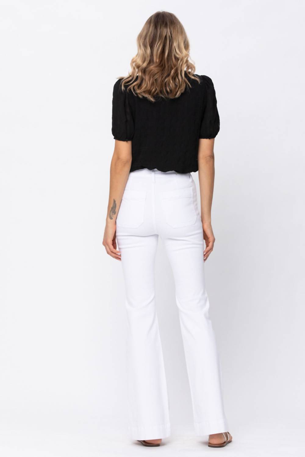 Judy Blue - Patch Pocket Flare Jeans