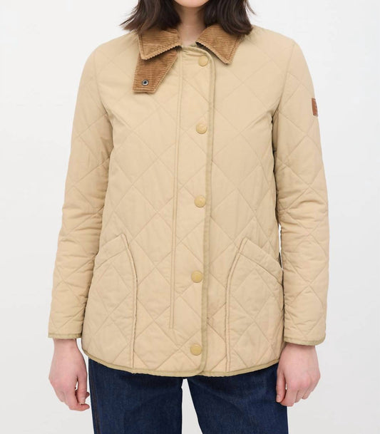 Burberry - Corduroy Collar Quilted Barn Jacket
