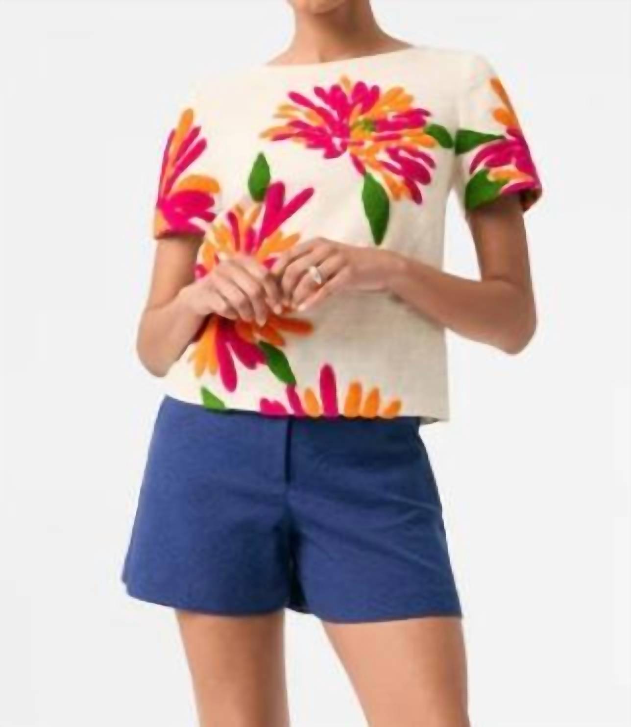 Trina Turk - Siona Flower Top