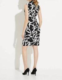 Joseph Ribkoff - Monochrome Floral Print Dress