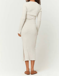 Project Social T - Allora Strapless Rib Midi Dress