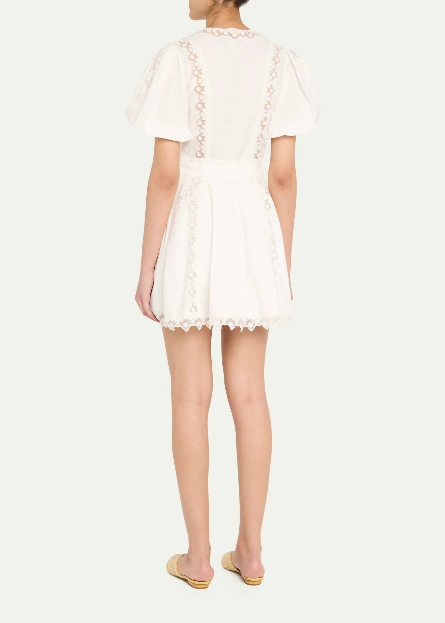 Ulla Johnson - Camila Short Sleeve Mini Dress