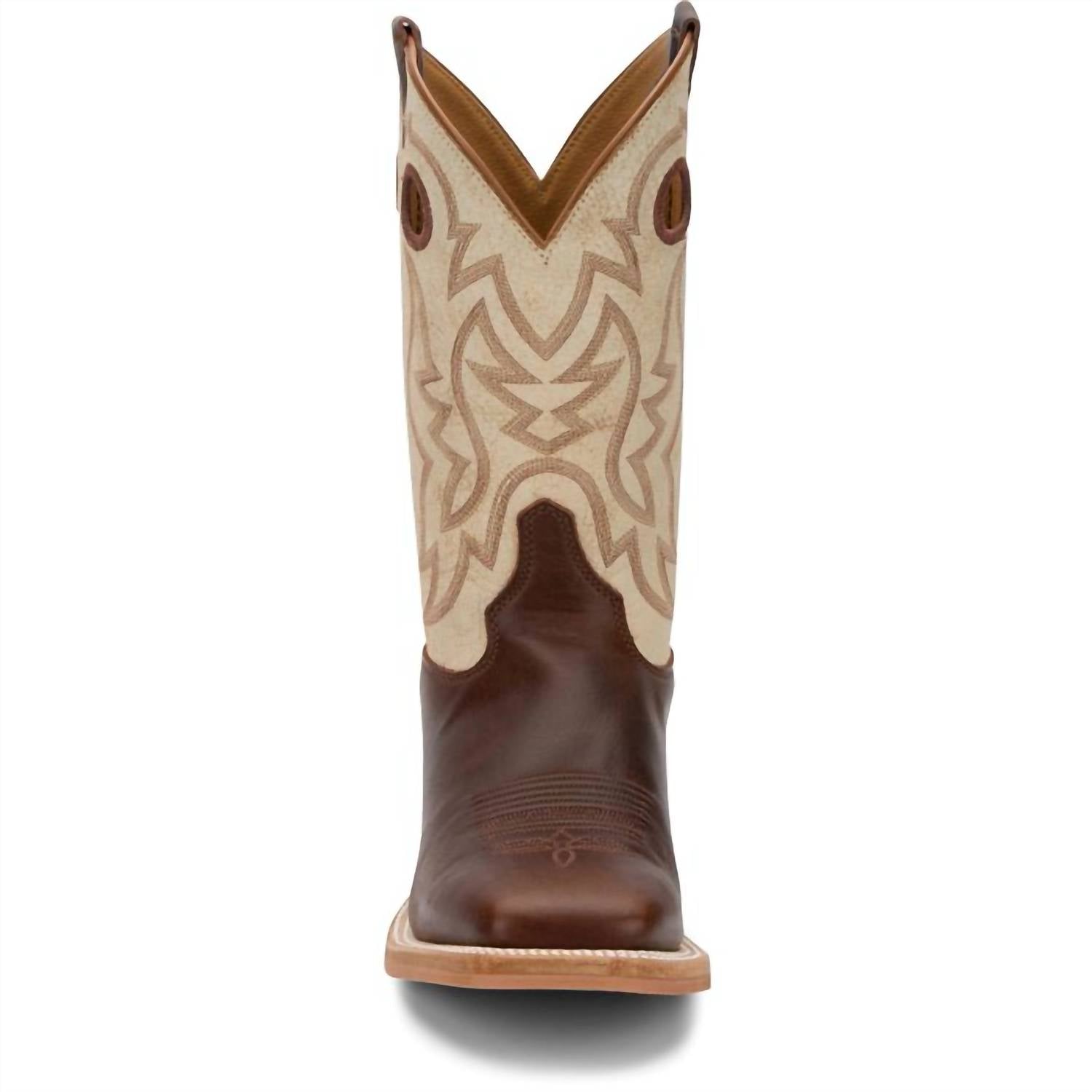Justin Boots - Men's Caddo Western Boots - Extra Wide