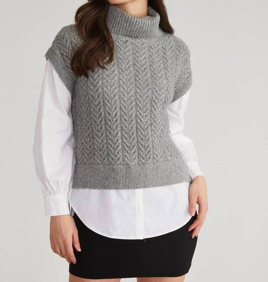 525 America - Sofia Mixed Media Sweater
